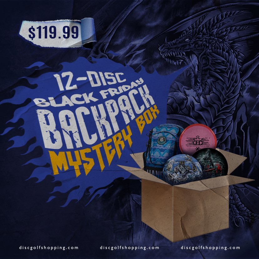 Black Friday 12-Disc Backpack Mystery Box