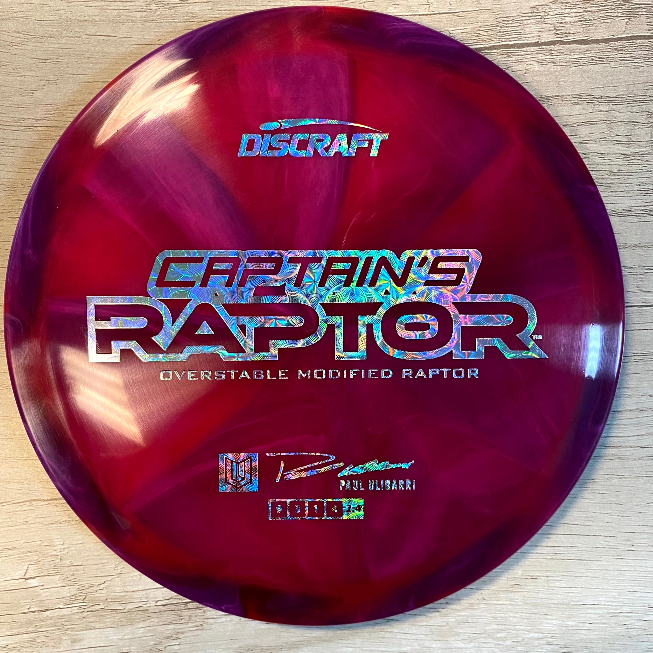 Discraft Captain's Raptor Z Swirl (2025)