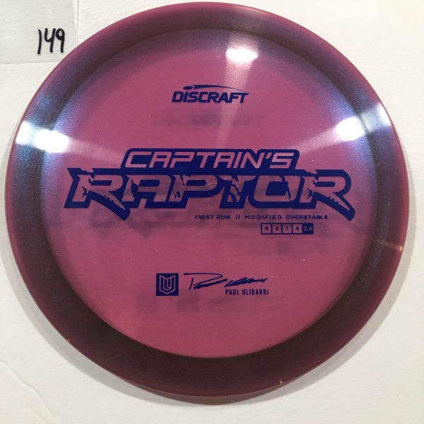 Captain Raptor Disc – Disc Golf Shopping