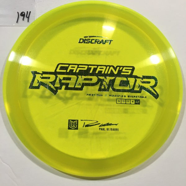 Captain Raptor Disc