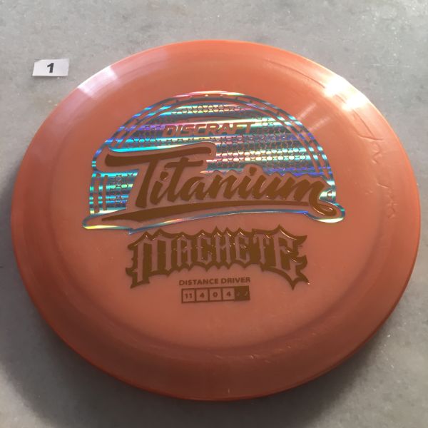 Discraft Machete Titanium #1 Orange