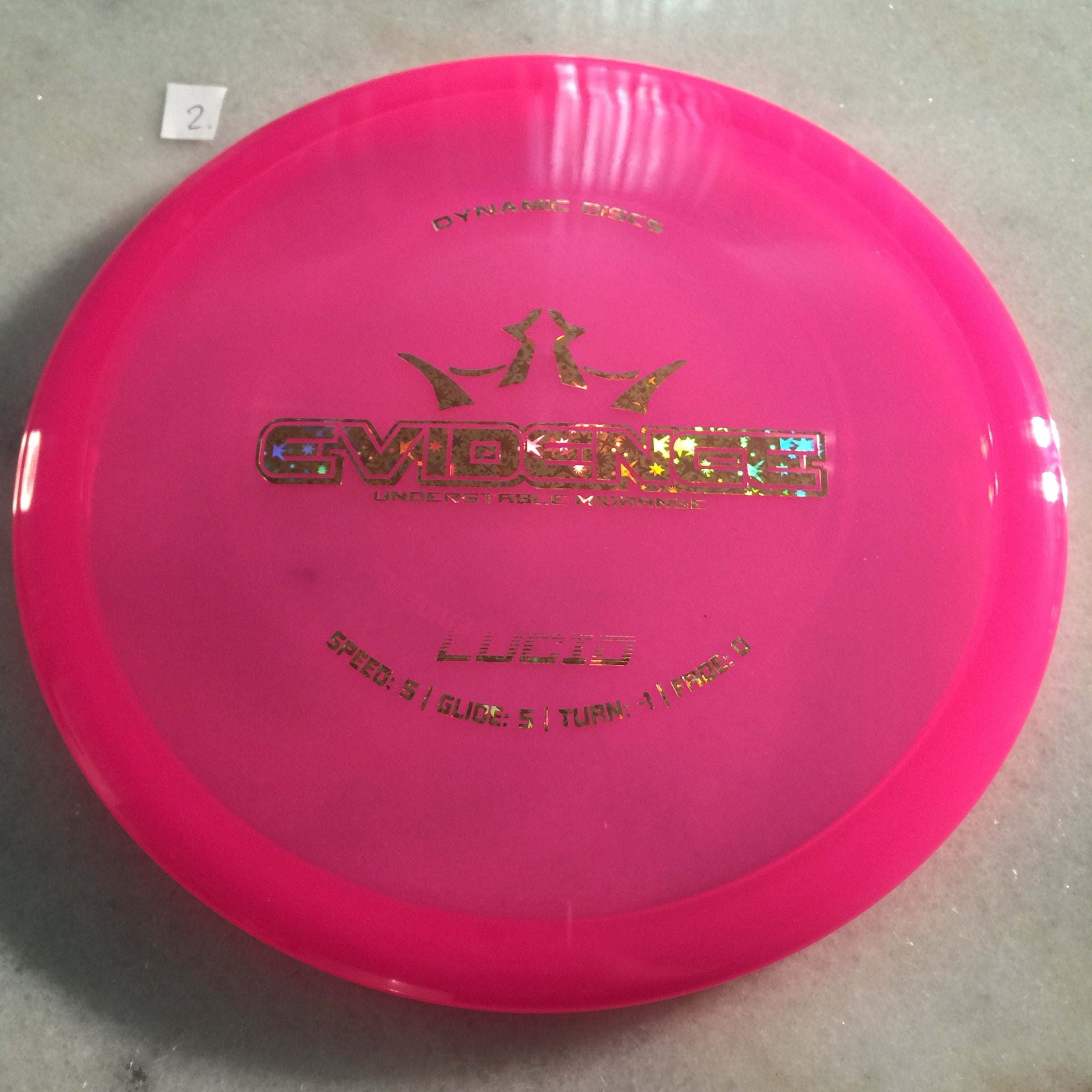 Dynamic Discs Lucid Evidence Pink