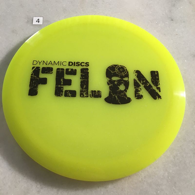 Dynamic Discs Lucid DyeMax Felon LE #4 Yellow