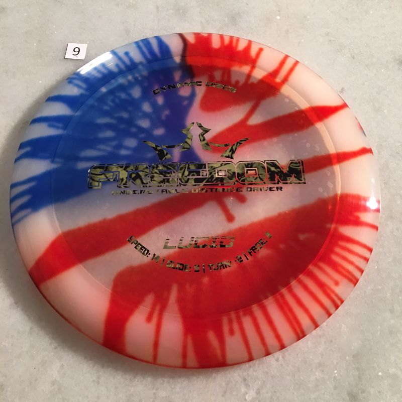 Dynamic Discs Lucid MyDye Freedom USA #9