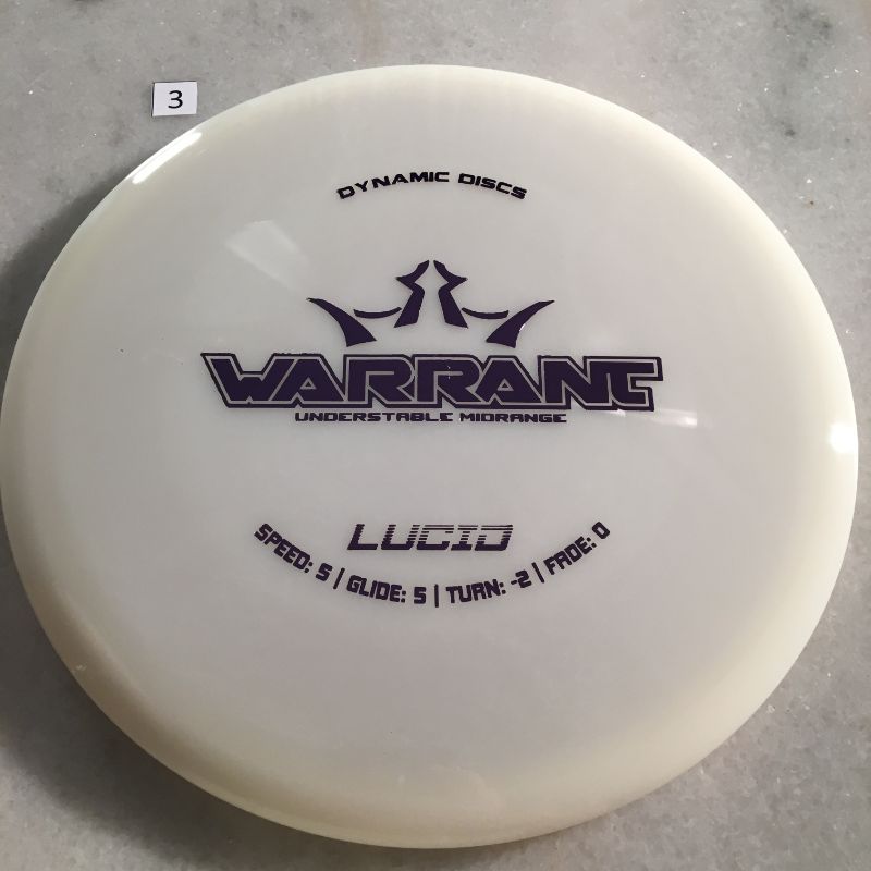 Dynamic Discs Lucid Warrant White #3