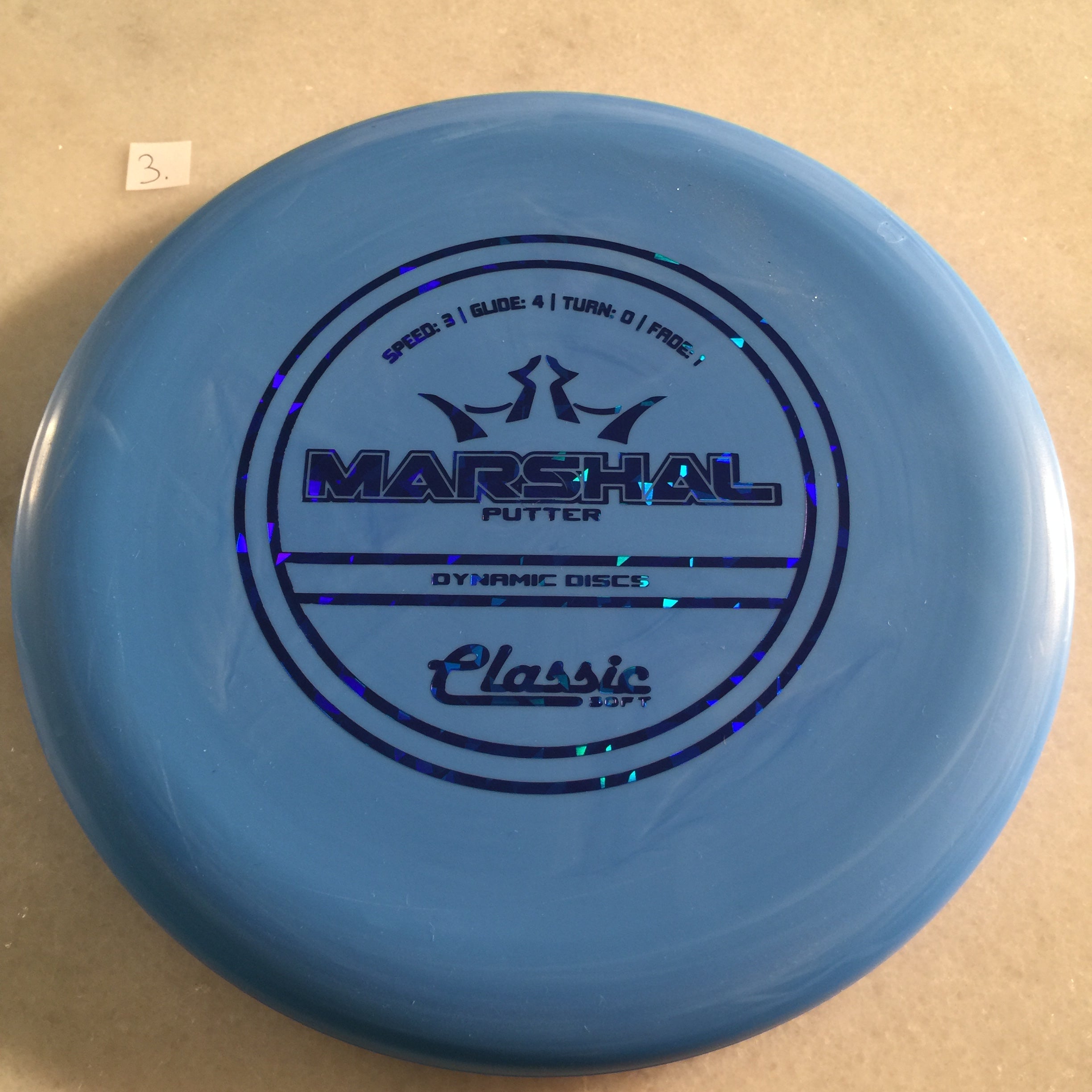 Dynamic Discs Classic Soft Marshal Blue
