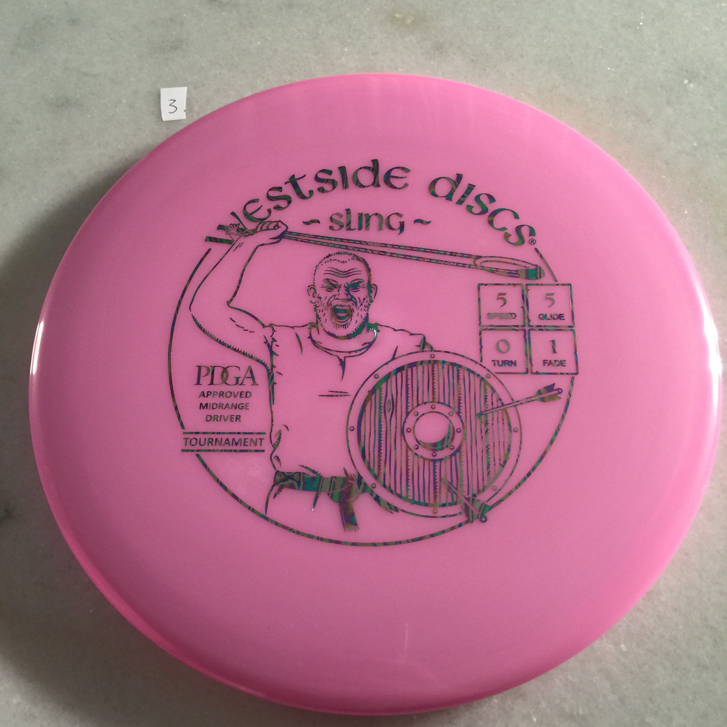 Westside Discs Tournament Sling Pink 3