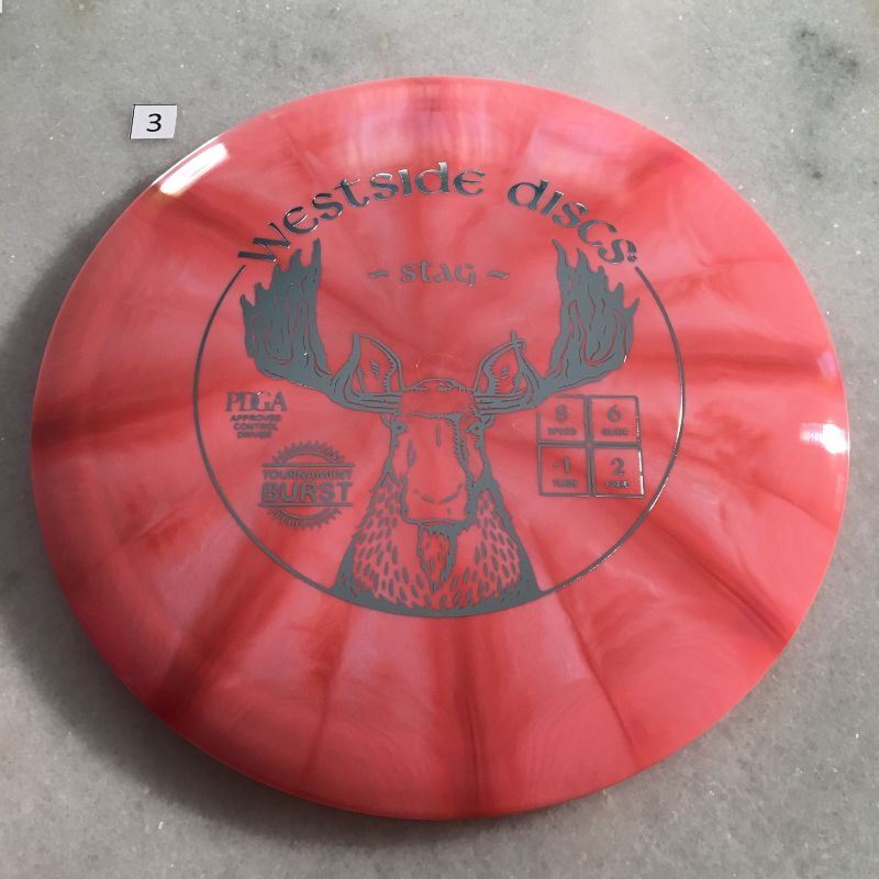 Westside Discs Tournament Burst Stag #3 Red